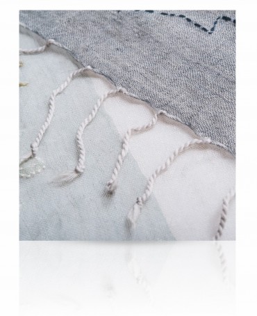 Палантин Женский ZW.EMB/GREY